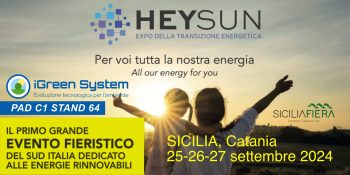 Agrivoltaico Avanzato. iGreen System al HEYSUN Catania 2024